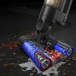 Беспроводной вертикальный пылесос Dyson Wash G1 wet cleaner Matte Black/Ultra Blue, Европа DWASH