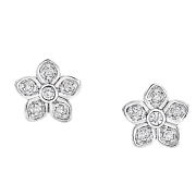Серьги Graff Wild Flower Petite Pave Diamond GWFPPD