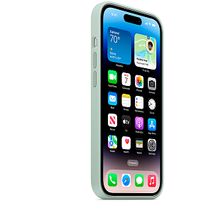 Чехол Silicone Case с MagSafe для iPhone 14 Pro Max, зеленый 80775