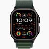 Apple Watch Ultra 2 49mm Black Titanium Case Dark Green Alpine Loop L, Для других стран AWUB2-3