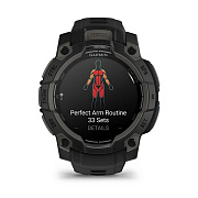 Спортивные часы Garmin Instinct 3 Amoled 45 мм Black with Black Band 010-02936-00