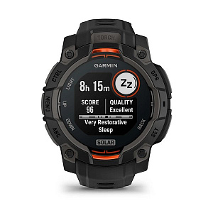 Спортивные часы Garmin Instinct 3 Solar 45 мм Black with Black Band 010-02934-00