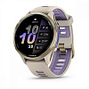Смарт-часы Garmin Forerunner 970 Soft Gold Titanium with French Gray Case and French Gray/Translucent Indigo Band 010-02969-12
