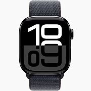 Apple Watch S10 42mm Jet Black Sport Loop Ink AW10-30