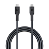 Кабель Powerology USB-C - Lightning, 1.2 м, 60 Вт, черный PWCTL1M-BK