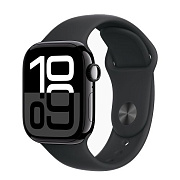 Apple Watch S10 42mm Jet Black Sport Band S/M AW10-7