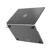 Чехол-накладка Blupebble ArmorEdge для MacBook Pro 13.6" (M2, M3, M4, M5 | 2023-2025), черный BLAE13-BK