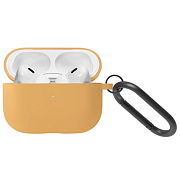 Чехол Native Union Roam для AirPods Pro 2, силикон, с карабином, желтый APPRO2-ROAM-KFT-NP