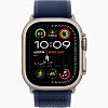 Apple Watch Ultra 2 49mm Natural Titanium Case Blue Trail Loop M/L, Для других стран AWU2-83