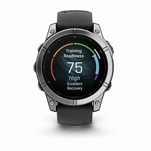 Смарт-часы Garmin Fenix E AMOLED Slate Gray with Black Silicone Band 010-03025-01