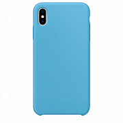Чехол Silicone Case для iPhone XS Max, голубой 5012