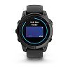 Смарт-часы Garmin Fenix E AMOLED Slate Gray with Black Silicone Band 010-03025-01