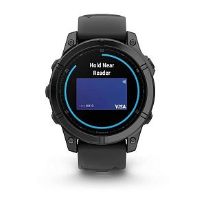 Смарт-часы Garmin Fenix E AMOLED Slate Gray with Black Silicone Band 010-03025-01