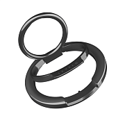 Магнитное кольцо 2 в 1 Levelo Luccio, черный LVLL21PRHBK
