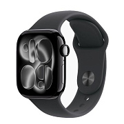 Apple Watch S11 42mm Jet Black Sport Band Black S/M AW11-47