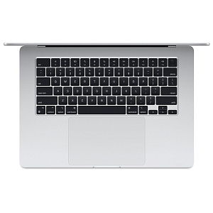 Ноутбук Apple MacBook Air 15" 2025, M4 10-CPU/10-GPU, RAM 16 ГБ, SSD 512 ГБ, серебристый|silver, Для других стран MAM4-36