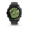 Смарт-часы Garmin Fenix E AMOLED Slate Gray with Black Silicone Band 010-03025-01