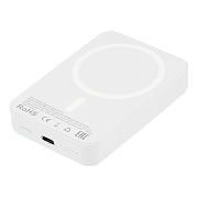 Внешний аккумулятор uBear Flow c MagSafe, 10000 мАч, 12 Вт, белый PB11WH10000-PDM
