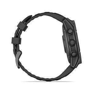 Смарт-часы Garmin Fenix E AMOLED Slate Gray with Black Silicone Band 010-03025-01