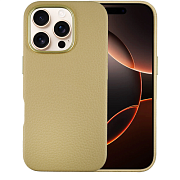 Чехол A-Case Amur с MagSafe для iPhone 16 Pro Max, экокожа, бежевый ACP16PM-BG