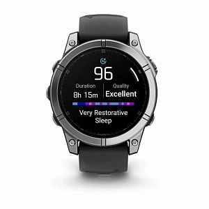 Смарт-часы Garmin Fenix E AMOLED Slate Gray with Black Silicone Band 010-03025-01