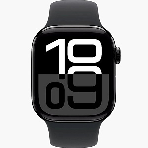 Apple Watch S10 42mm Jet Black Sport Band M/L, Для других стран AW10-744