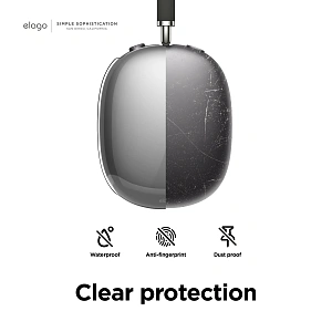 Чехол-накладка Elago Clear Case для AirPods Max, прозрачный ECCMX-CL
