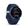 Умные часы Garmin Vivoactive 5 Metallic navy Aluminium bezel and silicone band 010-02862-12