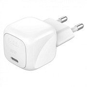 Сетевое зарядное устройство Belkin Compact USB-C Wall Charger, 30 Вт, белый WCA008kqWH