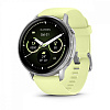 Смарт-часы Garmin Venu 4 45mm Silver Bezel With Citron Silicone Band 010-03014-02