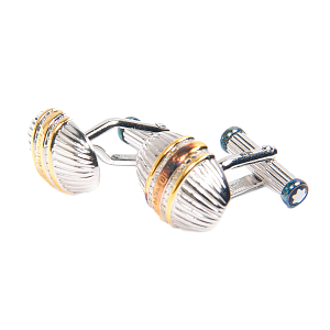 Серебряные запонки и зажим для галстука Montblanc Solitaire, Б/У ZMS-1