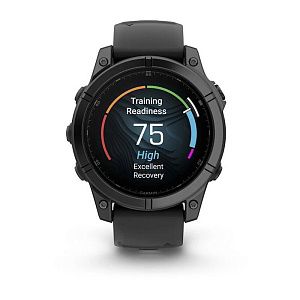 Смарт-часы Garmin Fenix E AMOLED Slate Gray with Black Silicone Band 010-03025-01