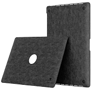 Чехол Levelo Gevena для MacBook Pro 16" (2019), экокожа, черный LVLGLM16BK