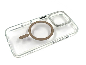 Чехол Le Prius Bali с MagSafe для iPhone 16 Pro, бежевый LPB16P-BG