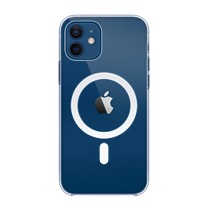 Чехол Clear Case с MagSafe для iPhone 12, силикон, прозрачный 4103
