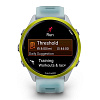 Спортивные часы Garmin Forerunner 570 47 мм Amp Yellow Aluminum with Translucent Whitestone/Turquoise Band 010-02971-01