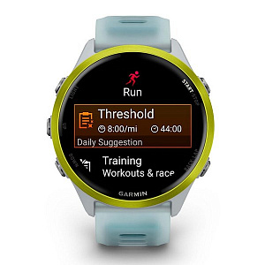 Спортивные часы Garmin Forerunner 570 47 мм Amp Yellow Aluminum with Translucent Whitestone/Turquoise Band 010-02971-01