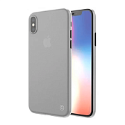 Чехол Lab 0.4 Case для iPhone X, матовый, прозрачный 50071