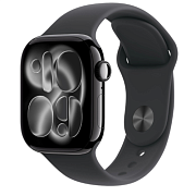 Apple Watch S11 42mm Jet Black Sport Band Black M/L AW11-48