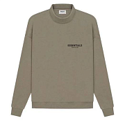Свитшот Fear of God Essentials, SS 2021 Pull-Over Mockneck Taupe, размер L SS21PL