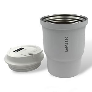Термостакан LePresso для горячих и холодных напитков, белый LPCM450WH