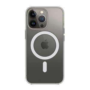 Чехол Clear Case с MagSafe для iPhone 13 Pro, силикон, прозрачный 4101