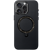 Чехол Pynana Dancing Circle с MagSafe для iPhone 16 Pro Max, черный PDC16PM-BK