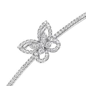 Браслет Graff Butterfly Silhouette Bangle RGB500