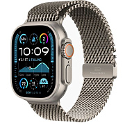 Apple Watch Ultra 2 49mm Natural Titanium Case Milanese Loop L AWU2-34