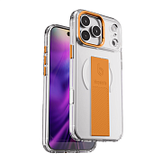 Чехол Blupebble GripFlex с MagSafe для iPhone 17 Pro, оранжевый BLGF17P-OR