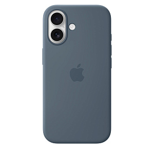 Чехол Apple Silicone Case с MagSafe для iPhone 17, синий ASC17-BL
