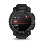 Спортивные часы Garmin Instinct 3 Amoled 45 мм Black with Black Band 010-02936-00