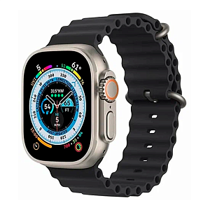 Умные часы Apple Watch Ultra 2 49 мм Titanium Case GPS + Cellular, Black Ocean Band, Б/У AWU2-331