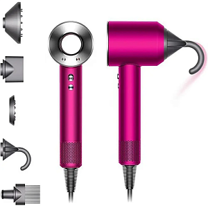 Фен для волос Dyson Supersonic HD07 Fuchsia/Nickel, Для других стран DYS-134
